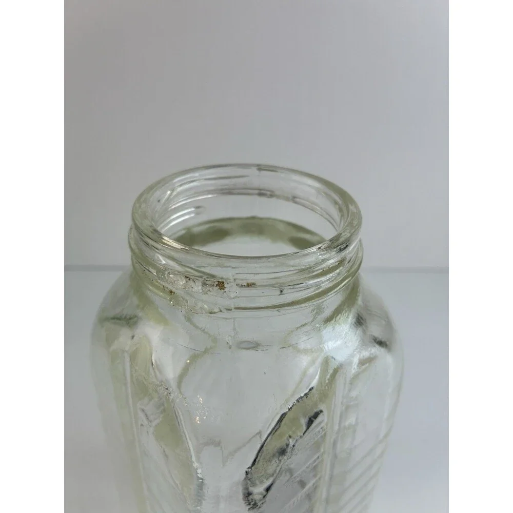 Oster Model 449 Beehive Blender White Glass Pitcher USA Metal Screw Ring Vtg 60s